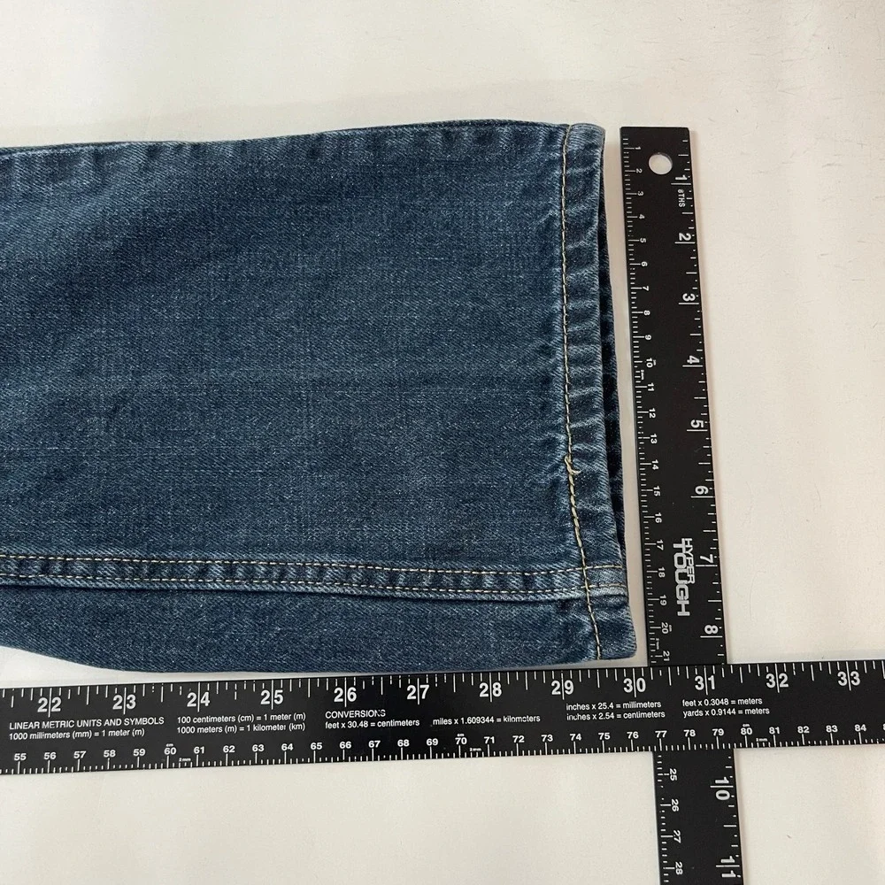 Levis Jeans Mens 29x30 Blue 527 Slim Bootcut Denim Cowboy Rodeo Grunge Y2K